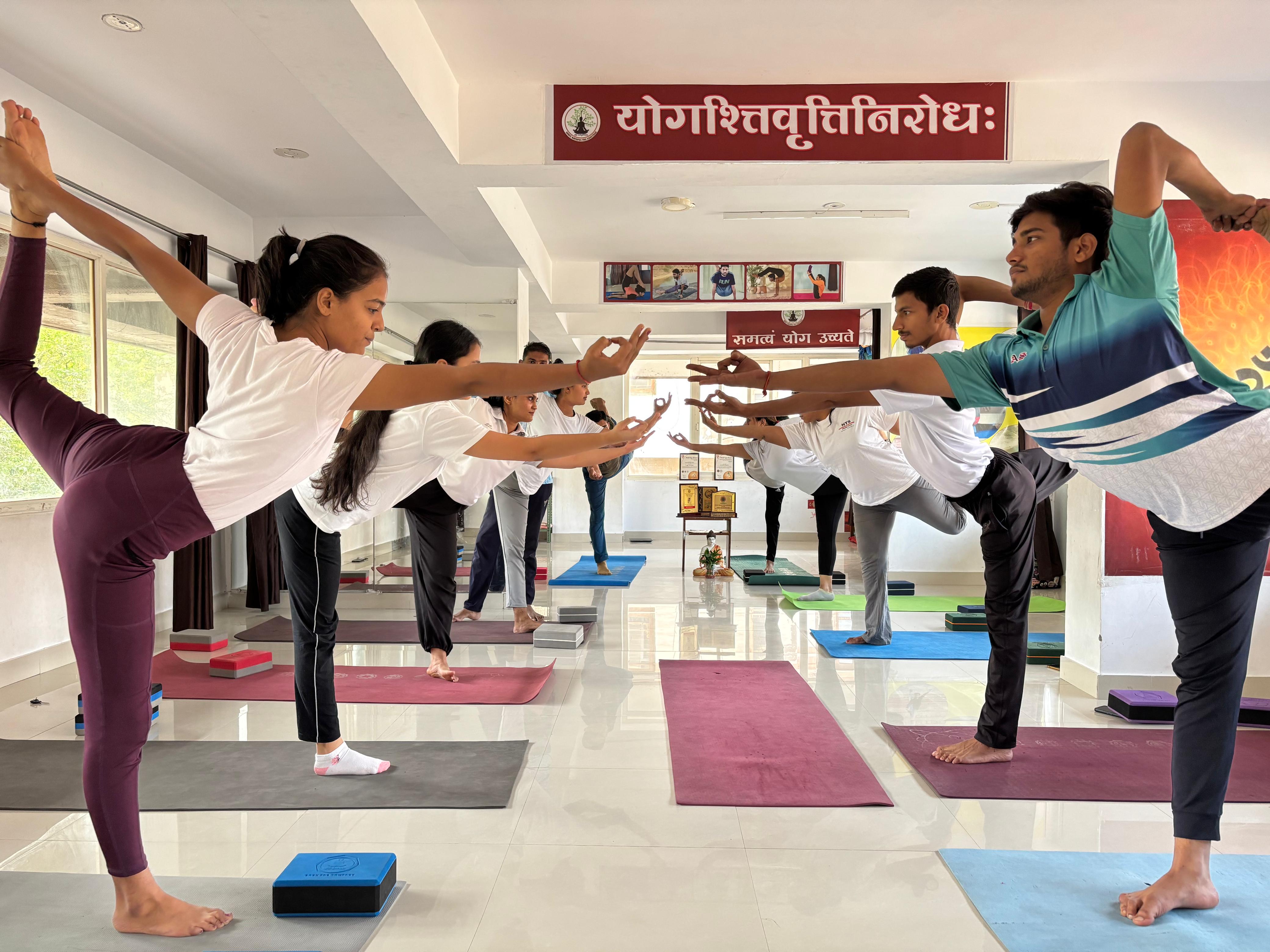 Yoga class at S.K. Yoga Center